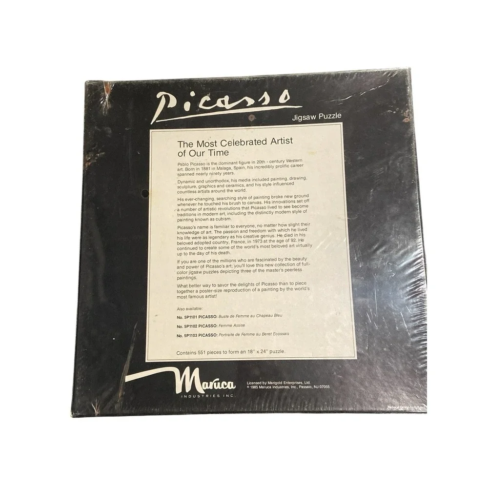 1985 Maruca Picasso Buste de Femme au Chapeau Bleu 551 Pc‎ Sealed